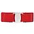 Salvatore Ferragamo Fermi e forcina per capelli in pelle Flame Red - vista 9
