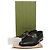 Gucci Mocassins de couro para homem com morsilha preto