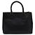 Prada Saco Tote e Saco de Ombro Saffiano Lux Black - vista 4