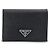 Prada Portefeuille Saffiano avec logo triangle