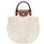 Longchamp Borsa Tote e Crossbody Le Pliage Filet Mesh Top Handle Ecru HVH