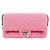 Chanel Borsa a tracolla in tweed rosa