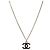 Chanel Collana CC Oro Nera - vista 2