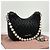Miu Miu Borsa a tracolla Matelassé Napa Pearl Nera - vista 9
