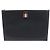 Thom Browne Pochette porte-documents Small en cuir grainé noir