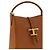 Tod's Borsa in pelle di vitello marrone - vista 3