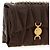 Versace Schultertasche aus braunem Lammleder - Ansicht 3