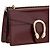 Gucci Borsa a tracolla in vitello rossa - vista 3