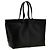 Tod's Borsa Tote in pelle di vitello nera - vista 2