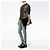 Autre Marque Clutch matelassé monogram dorata - vista 7