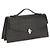 Alexander Mcqueen Borsa Bos Taurus in pelle di vitello nera - vista 2