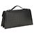 Alexander Mcqueen Borsa Bos Taurus in pelle di vitello nera - vista 3
