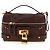 Chloé Schultertasche aus braunem Büffeleder
