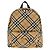 Burberry Sac à dos en polyester beige