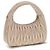 Miu Miu Borsa Bos Taurus in pelle di vitello beige - vista 2