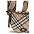 Burberry Borsa a tracolla in seta beige - vista 4