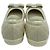 Salvatore Ferragamo Bara Bow gesteppte Leder-Flats Ivory - Ansicht 13