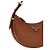 Prada Borsa a tracolla in vitello marrone - vista 3