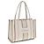 Chloé Borsa a tracolla in cotone beige - vista 2