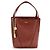 Chloé Bolso de hombro Bos Taurus en piel de becerro roja