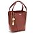 Chloé Bolso de hombro Bos Taurus en piel de becerro roja - vista 2