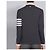 Thom Browne Klassischer Wollcardigan mit Diagonalstreifen - Ansicht 8