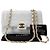Chanel Borsa a tracolla Diana in pelle d'agnello tono oro