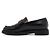 Chanel Mocassini da donna in pelle nera con logo CC dorato - vista 4
