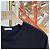 Moncler Crewneck T-Shirt mit besticktem Logo Schwarz - Ansicht 3
