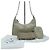 Prada Borsa a tracolla Hobo Re-Edition Re-Nylon Saffiano Multi Beige - vista 9