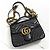 Gucci Mini Borsa Tote con Manico Borsa a Tracolla Nera