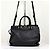 Autre Marque Borsa a spalla piccola Monogram Canvas Nera - vista 3