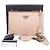 Double Prada Borsa a tracolla Re-Nylon beige con doppia zip