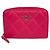 Chanel Portacarte con zip in pelle di agnello rosa