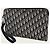 Dior Clutch Oblique Jacquard con tracolla per iPad - vista 2