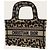 Book Tote Dior Mini borsa tote in tela con ricamo leopardato - vista 2