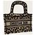 Book Tote Dior Mini borsa tote in tela con ricamo leopardato - vista 3