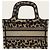 Book Tote Dior Mini borsa tote in tela con ricamo leopardato - vista 5