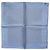Dolce & Gabbana Foulard quadrato in seta azzurro da uomo