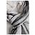 Dolce & Gabbana Sciarpa Foulard Wrap in Seta Bianco e Nero - vista 3