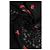 Dolce & Gabbana Écharpe tour de cou imprimé floral noir - vue 4