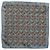 Dolce & Gabbana Foulard quadrato in seta Chilis grigio da uomo