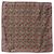 Dolce & Gabbana Foulard Quadrato in Seta Brown Chilis da Uomo