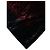 Dolce & Gabbana Foulard quadrato da uomo in viscosa nero e rosso - vista 3