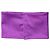 Dolce & Gabbana Écharpe tour de cou extensible en nylon violet pour femme