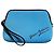 Dolce & Gabbana Clutch Pouch blu con stampa logo DG e cerniera