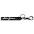 Dolce & Gabbana Black White DG Logo Silver Men Keychain Polyester Keyring