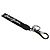 Dolce & Gabbana Black White DG Logo Silver Men Keychain Polyester Keyring - view 3
