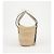Loewe Palm Leaf Basket Small Leder Tote Bag Weiß - Ansicht 6