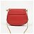 Chloé Bolso de hombro Drew Chain pequeño rojo - vista 4